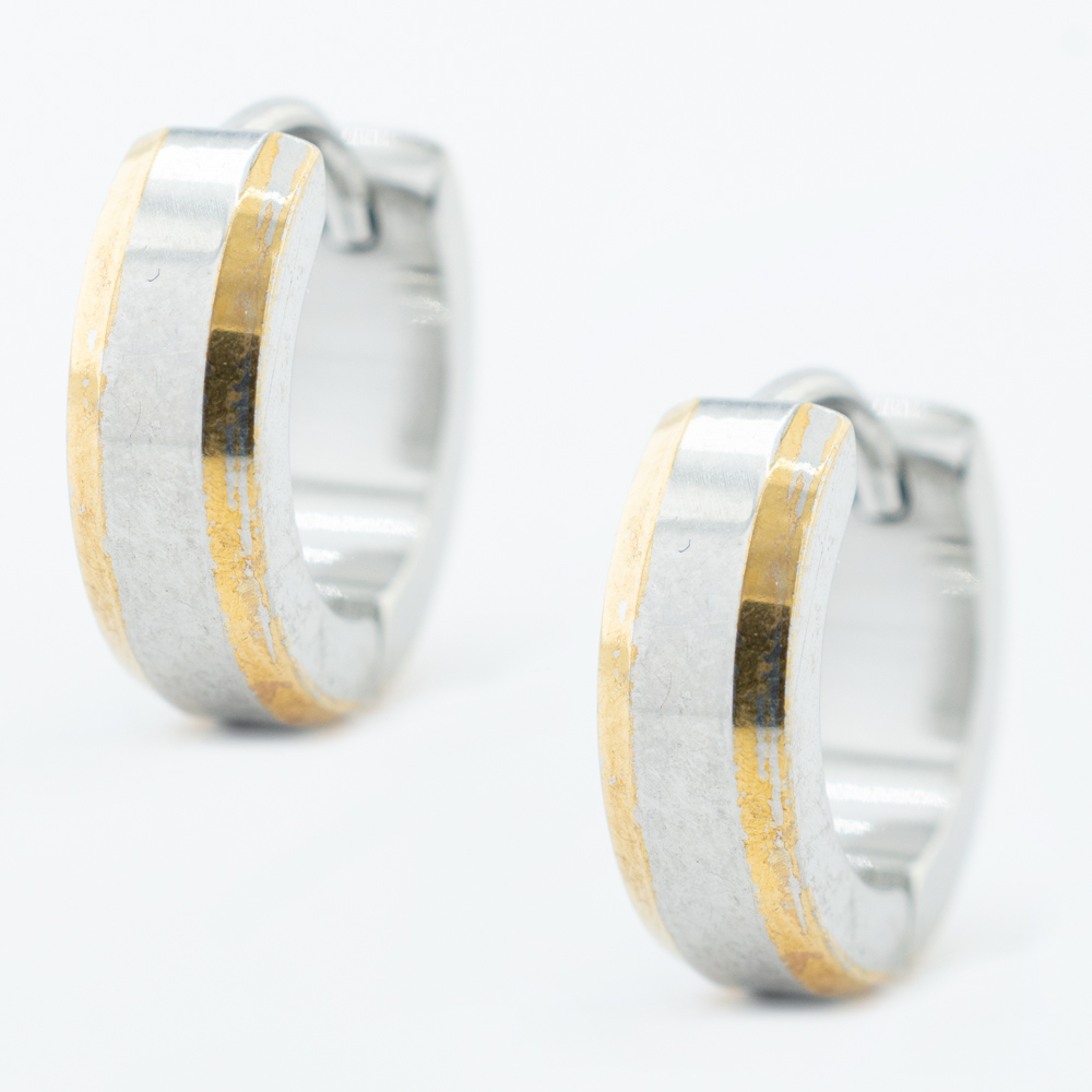 HUGGIE ACERO INOXIDABLE GOLDEN STEEL