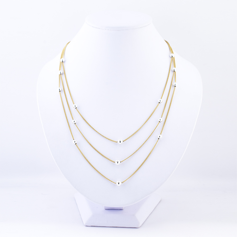 COLLAR BITONO GOLDEN CASTING