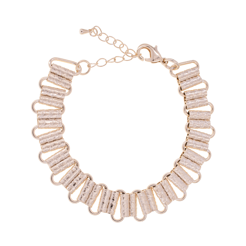 PULSERA CHAPA GOLDEN CASTING