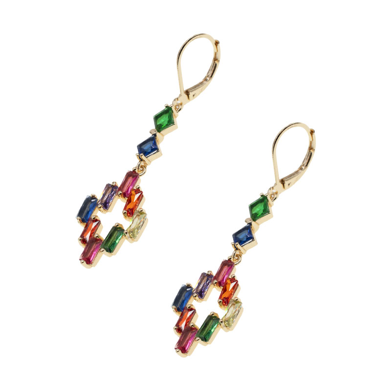 ARETE LARGO CHAPA GOLDEN RAINBOW