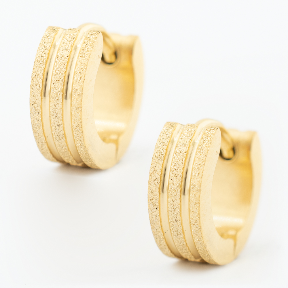 HUGGIE ACERO INOXIDABLE GOLDEN STEEL