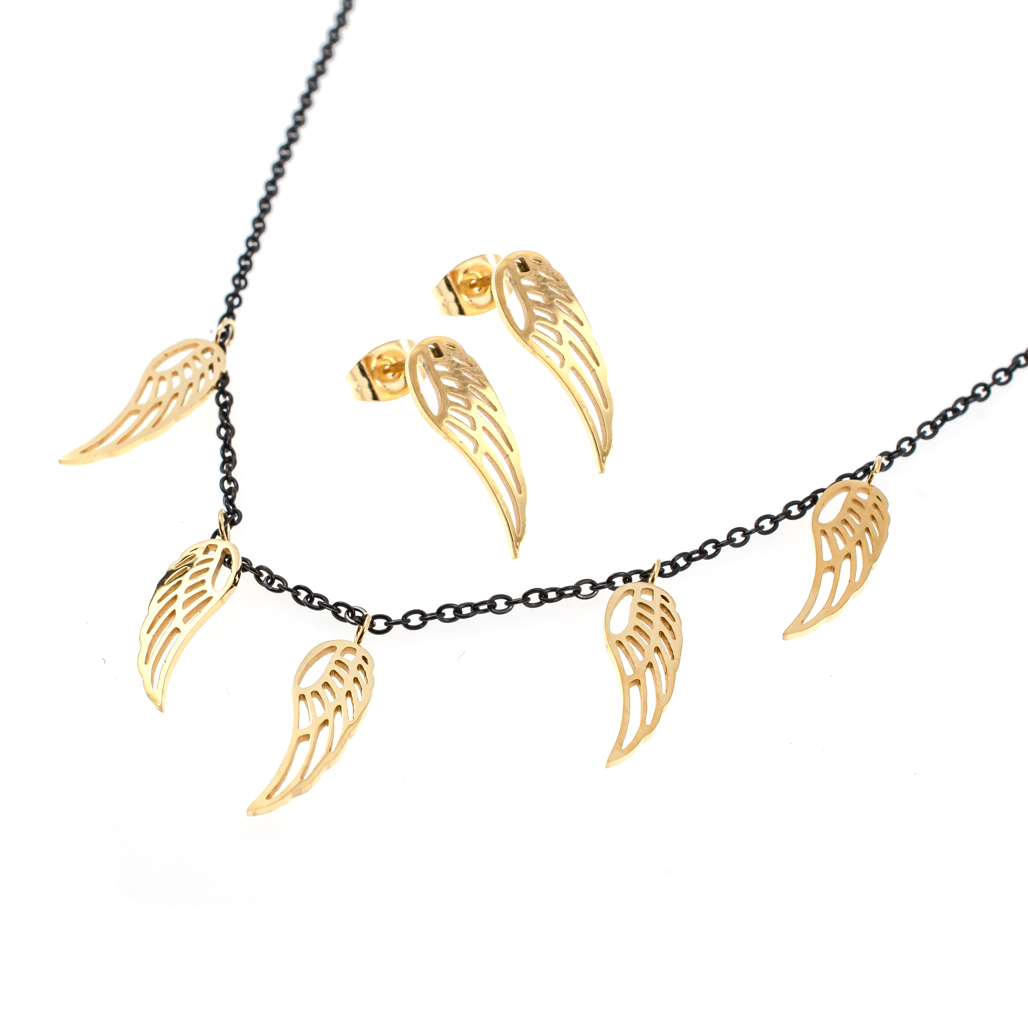 SET ACERO INOXIDABLE GOLDEN STEEL