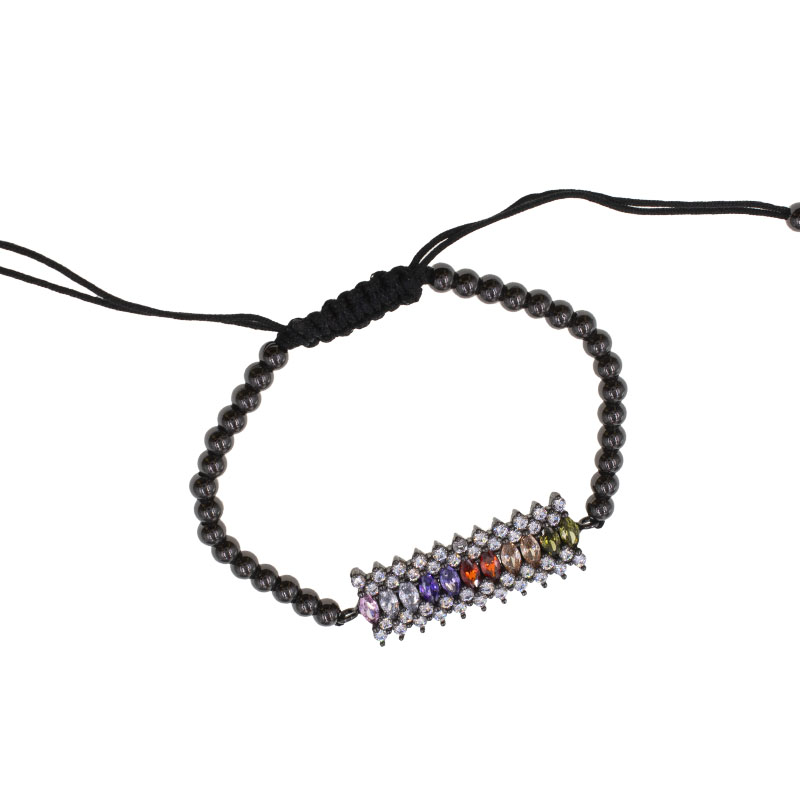 PULSERA RODIO SILVER RAINBOW