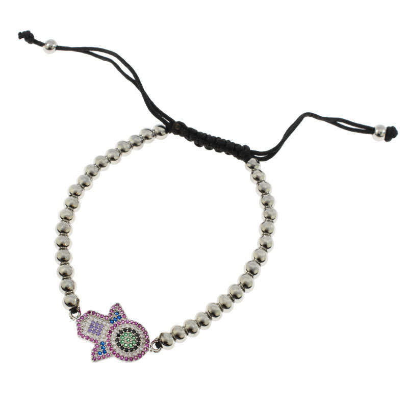 PULSERA RODIO SILVER RAINBOW