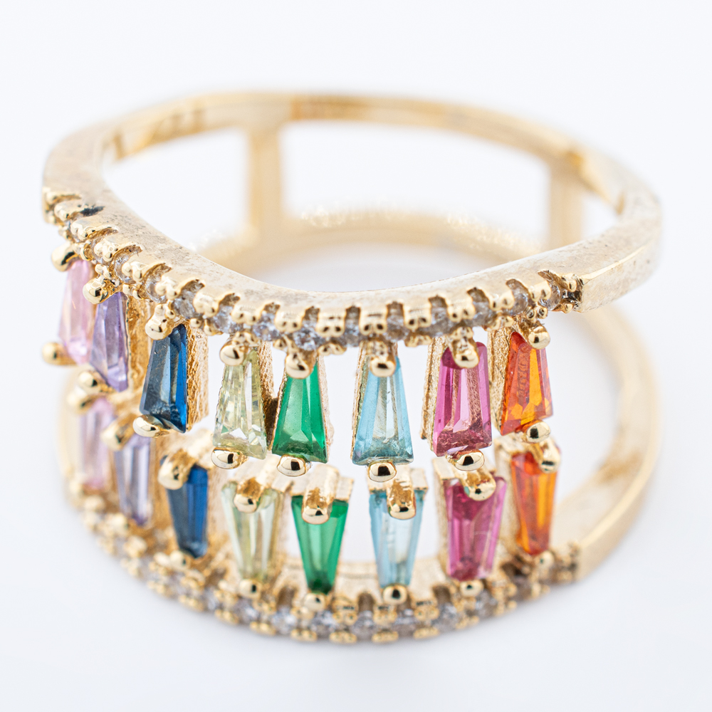 ANILLO  CHAPA GOLDEN RAINBOW