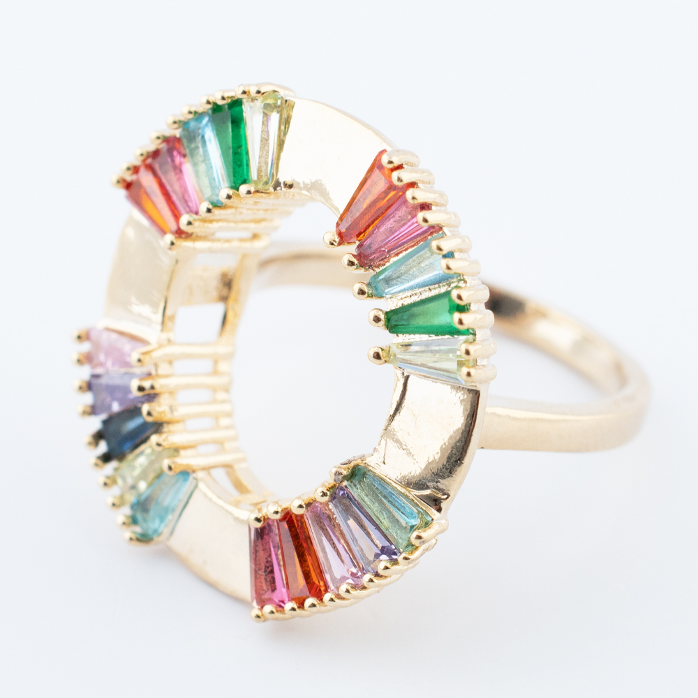 ANILLO  CHAPA GOLDEN RAINBOW