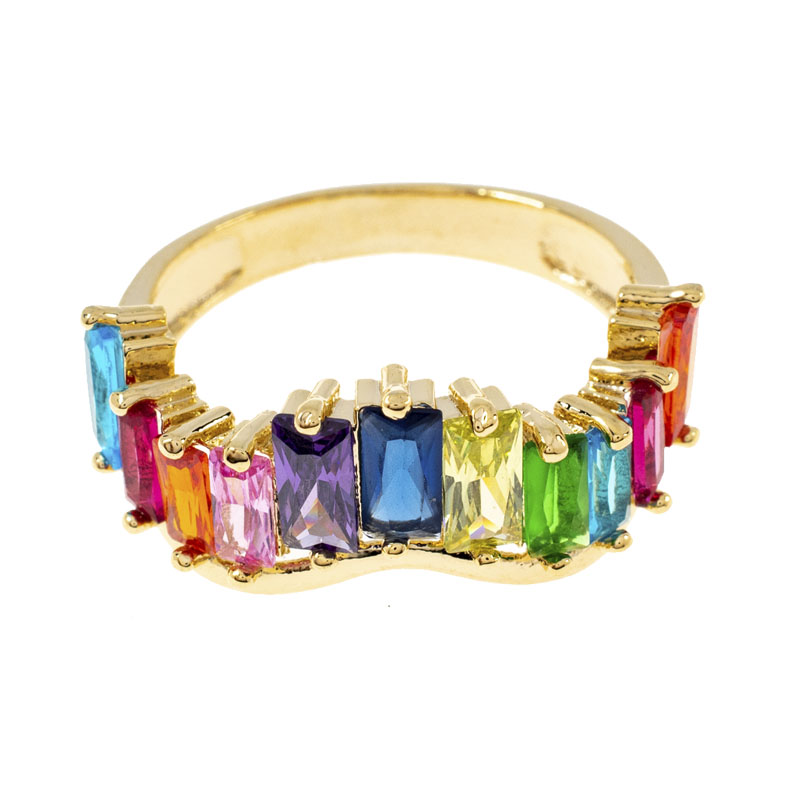 ANILLO  CHAPA GOLDEN RAINBOW