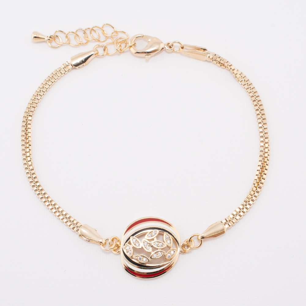 PULSERA CHAPA CRYSTIME