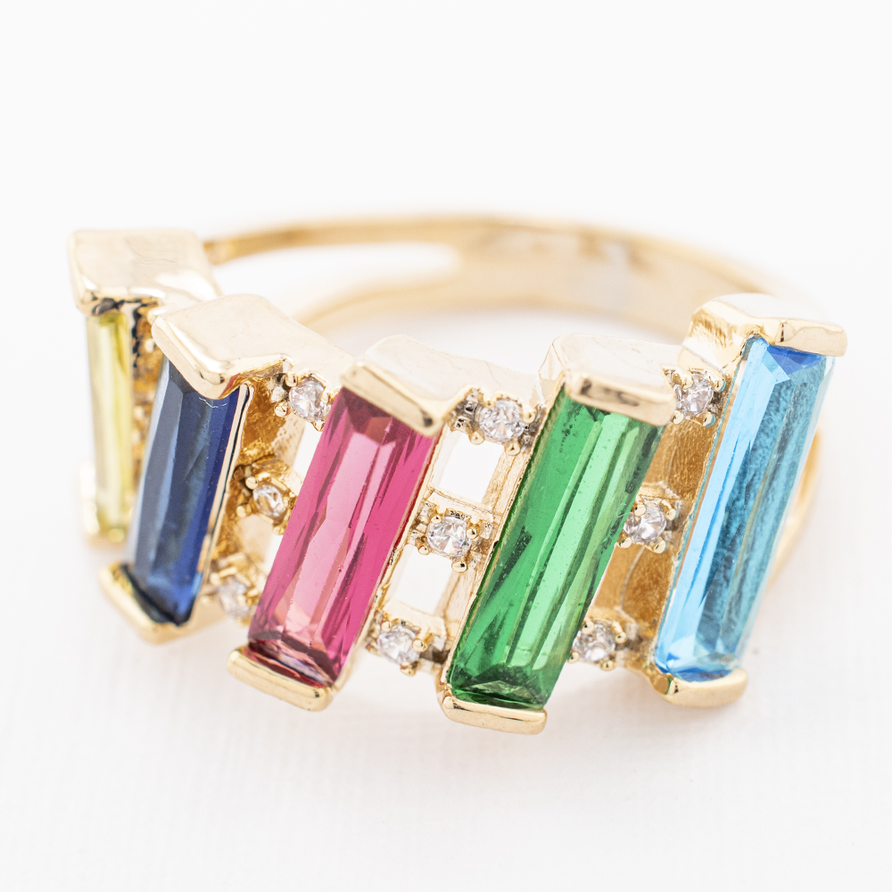 ANILLO  CHAPA GOLDEN RAINBOW