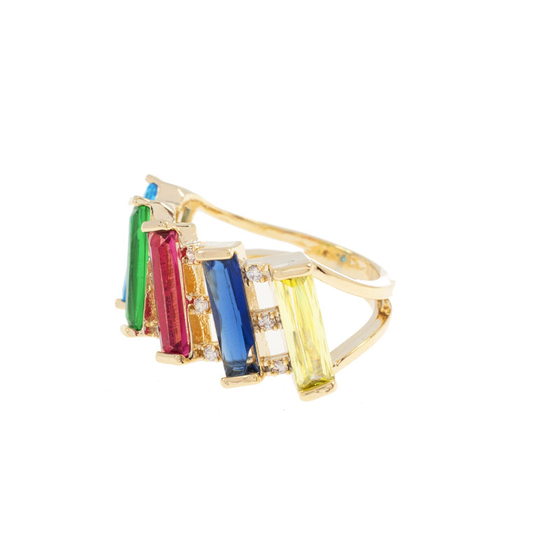 ANILLO  CHAPA GOLDEN RAINBOW