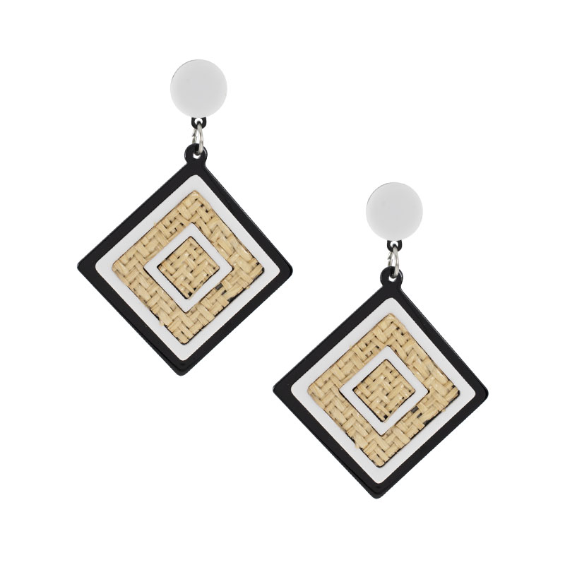 ARETE LARGO CHAPA GOLDEN COLORS