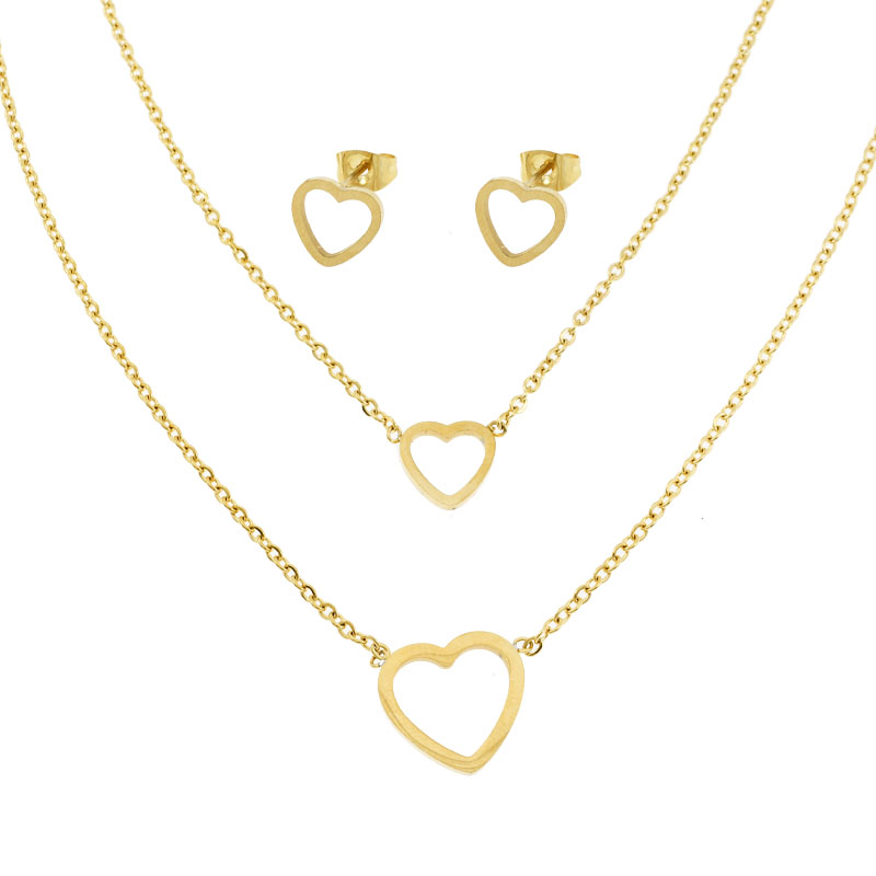 SET ACERO INOXIDABLE GOLDEN STEEL