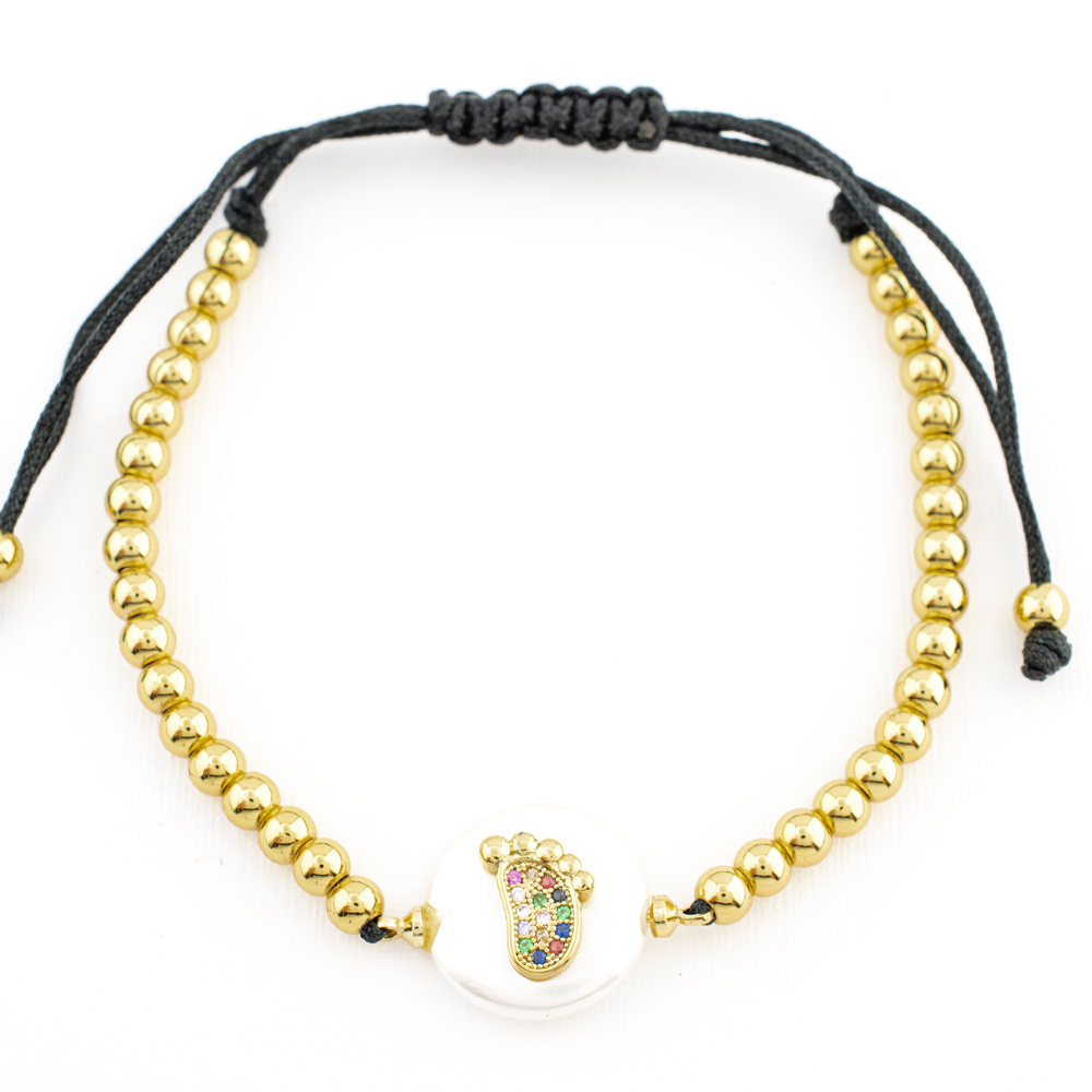 PULSERA CHAPA PEARLTIME