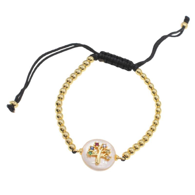 PULSERA CHAPA GOLDEN RAINBOW