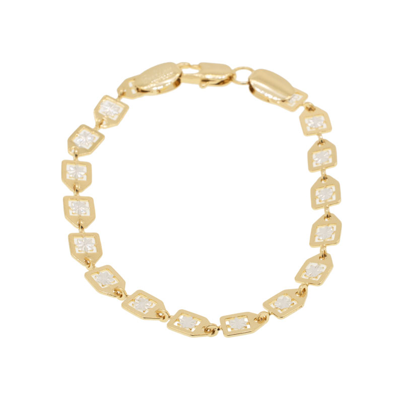 PULSERA BITONO GOLDEN CASTING