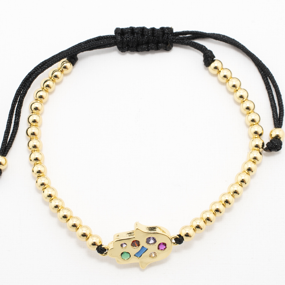 PULSERA CHAPA GOLDEN RAINBOW