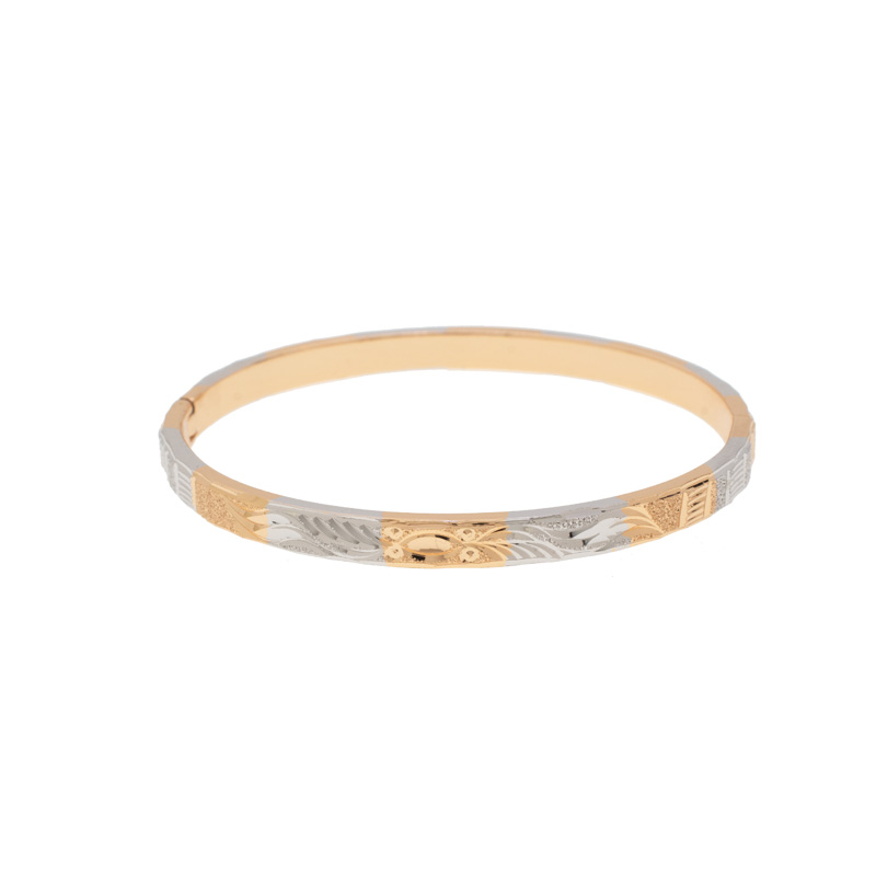 BRAZALETE BITONO GOLDEN CASTING