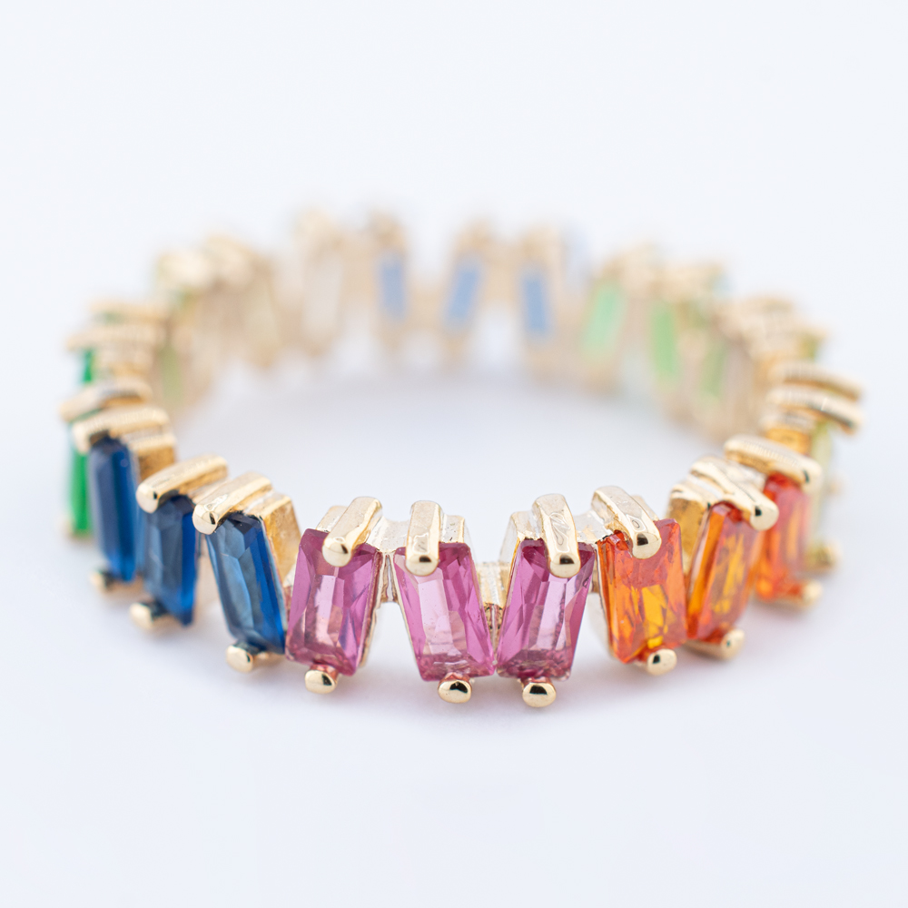 ANILLO  CHAPA GOLDEN RAINBOW