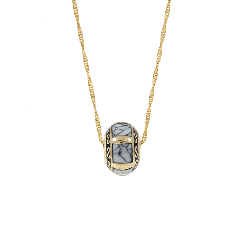DIJE CHAPA GOLDEN STONE