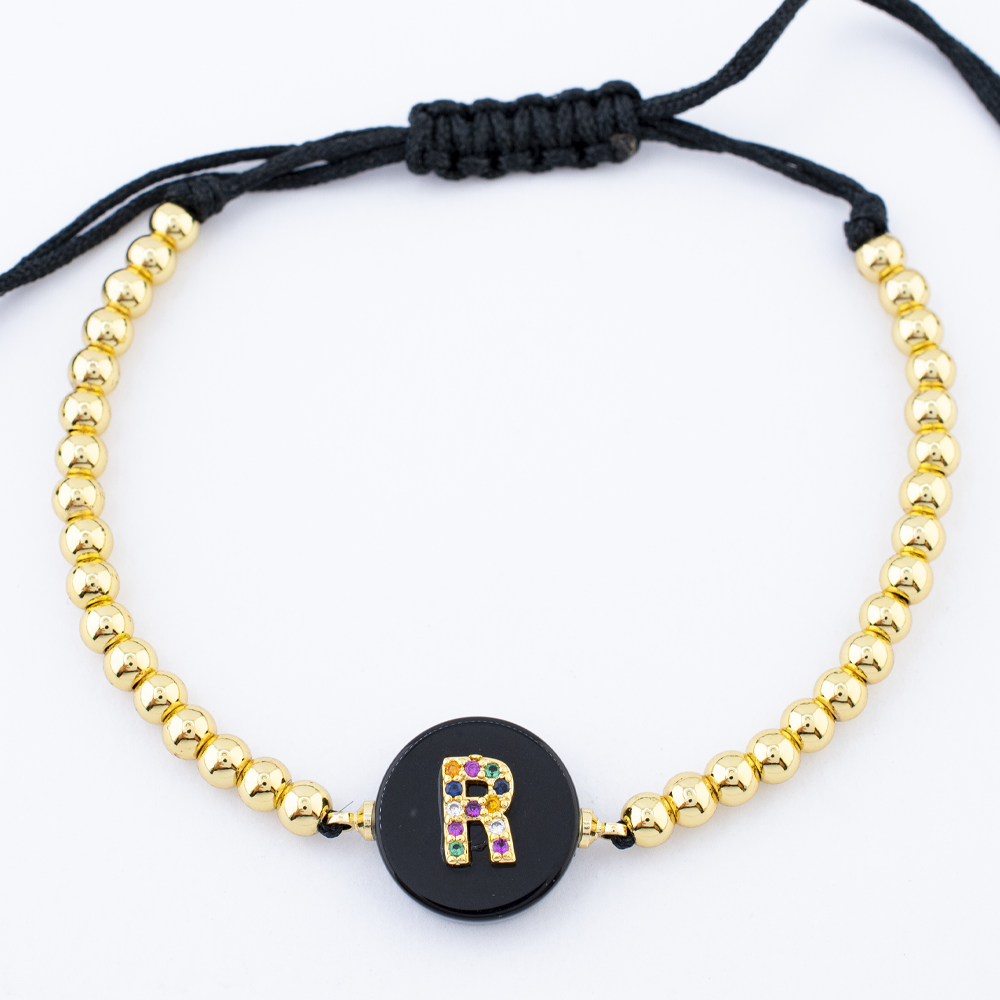 PULSERA CHAPA GOLDEN COLORS