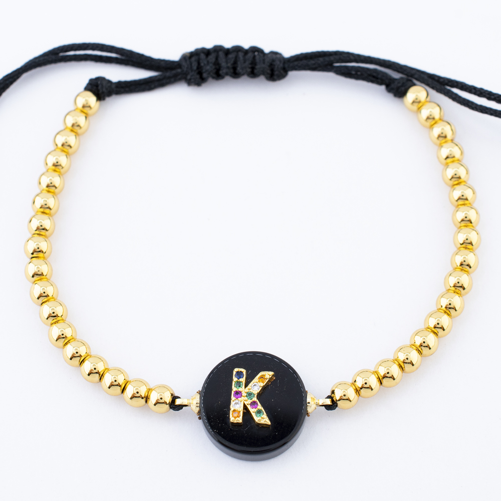 PULSERA CHAPA GOLDEN COLORS