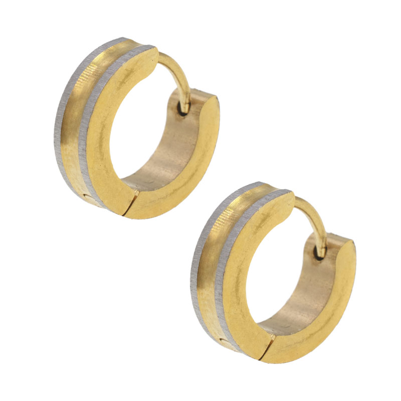 HUGGIE ACERO INOXIDABLE GOLDEN STEEL