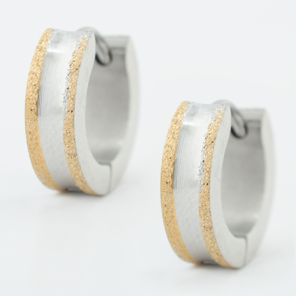 HUGGIE ACERO INOXIDABLE GOLDEN STEEL