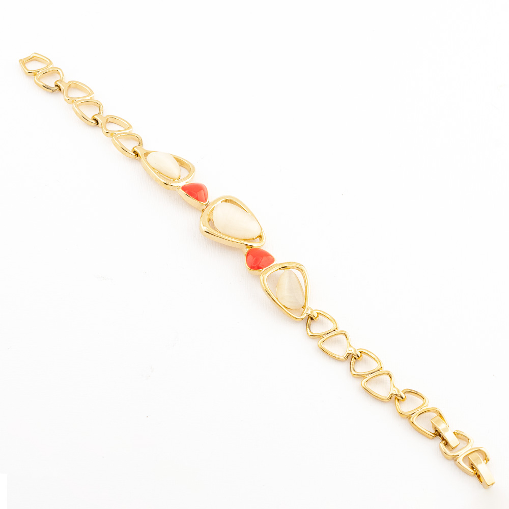 PULSERA CHAPA GOLDEN COLORS