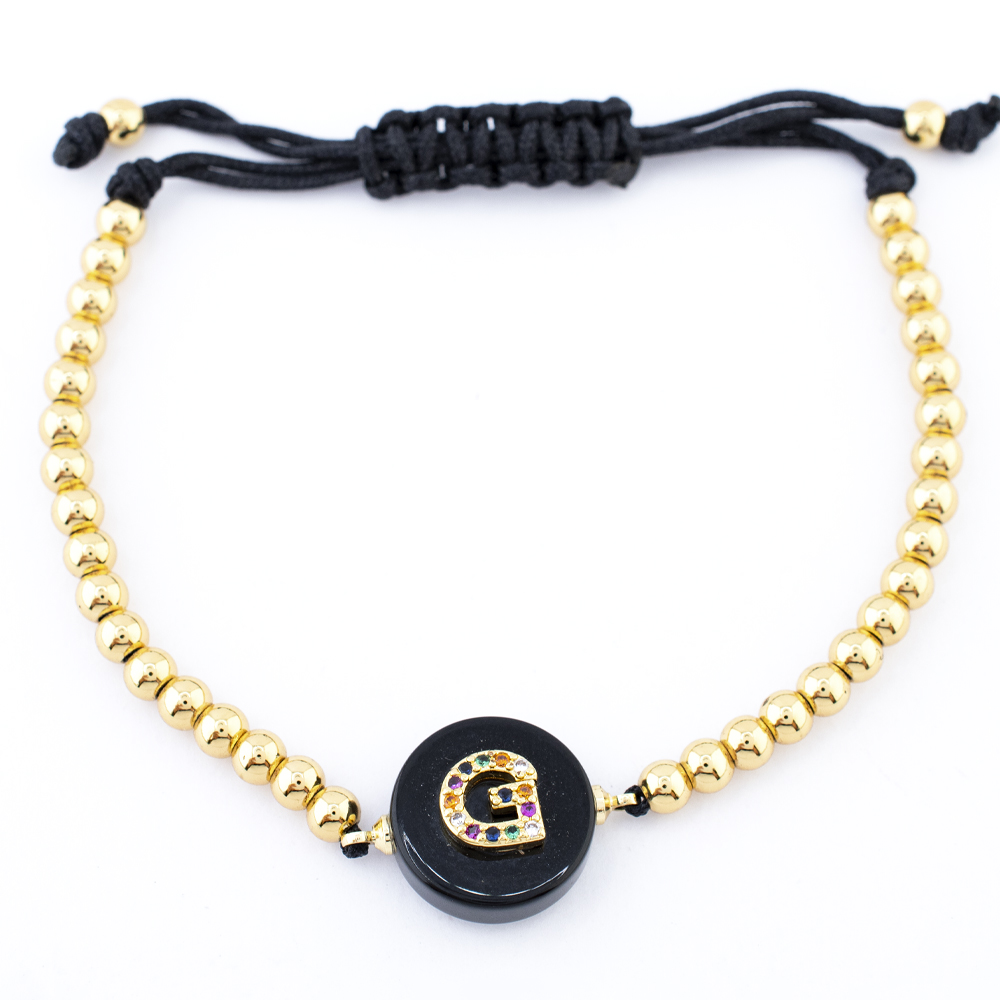 PULSERA CHAPA GOLDEN RAINBOW