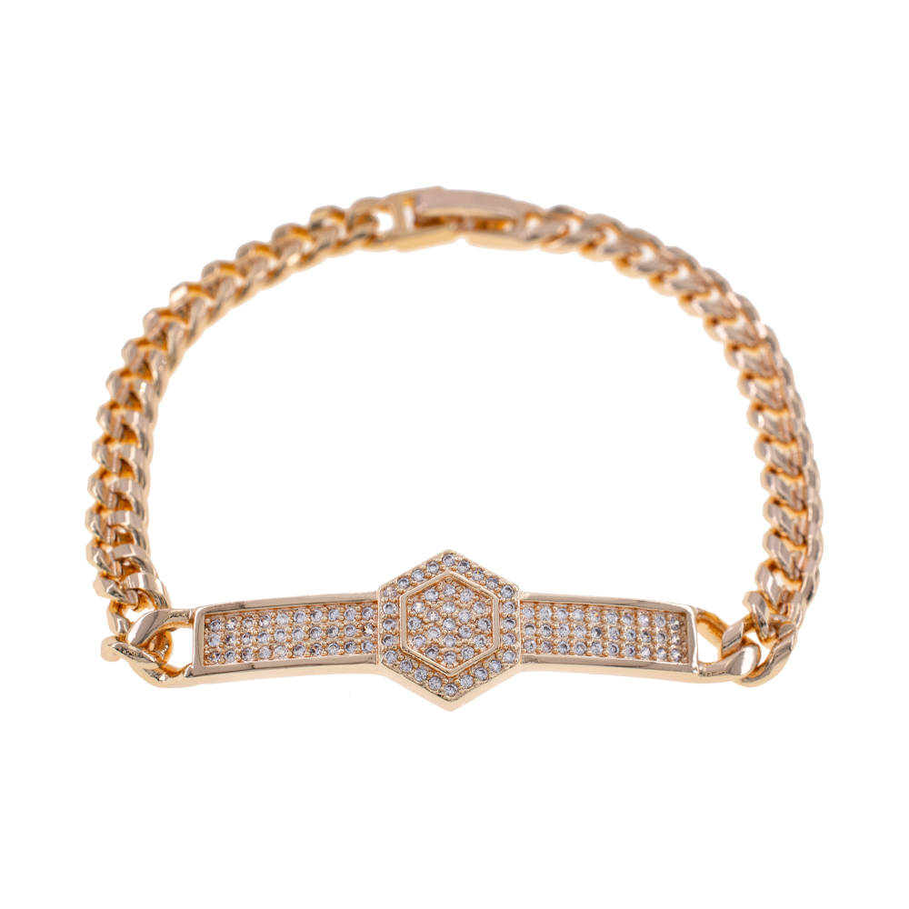 PULSERA CHAPA CRYSTIME