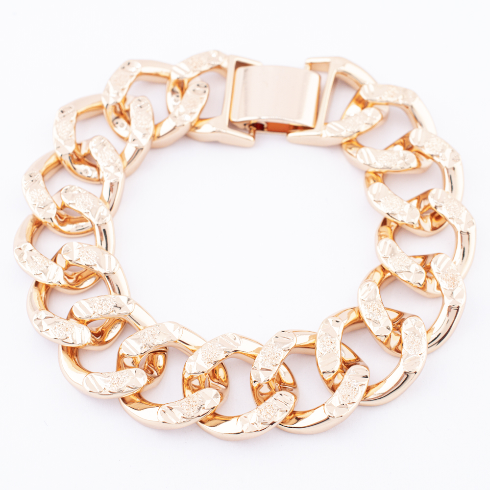 PULSERA CHAPA GOLDEN CASTING