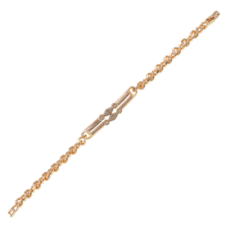 PULSERA CHAPA CRYSTIME