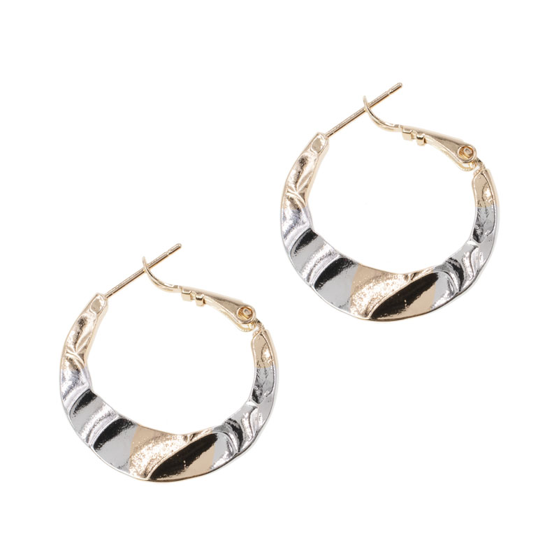 ARRACADA BITONO GOLDEN CASTING