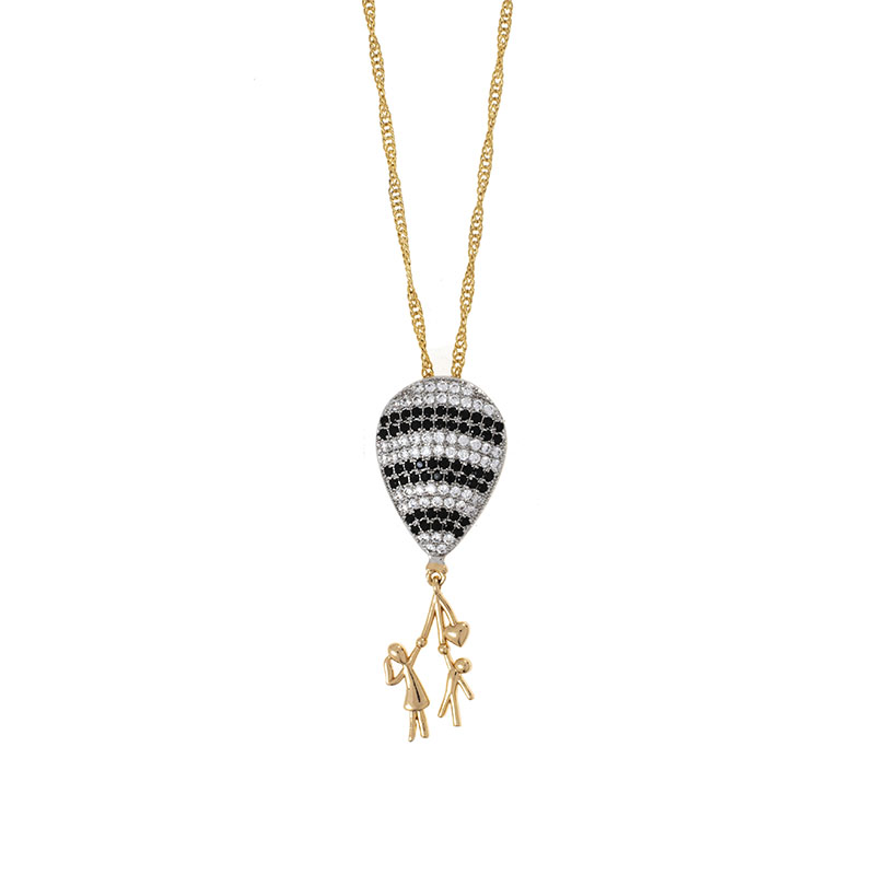 COLLAR BITONO CRYSTIME