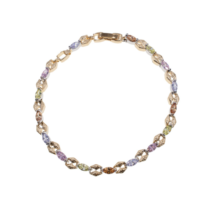 PULSERA BITONO CRYSTIME