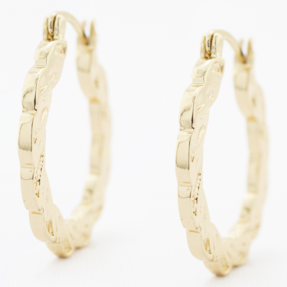 ARRACADA CHAPA GOLDEN CASTING