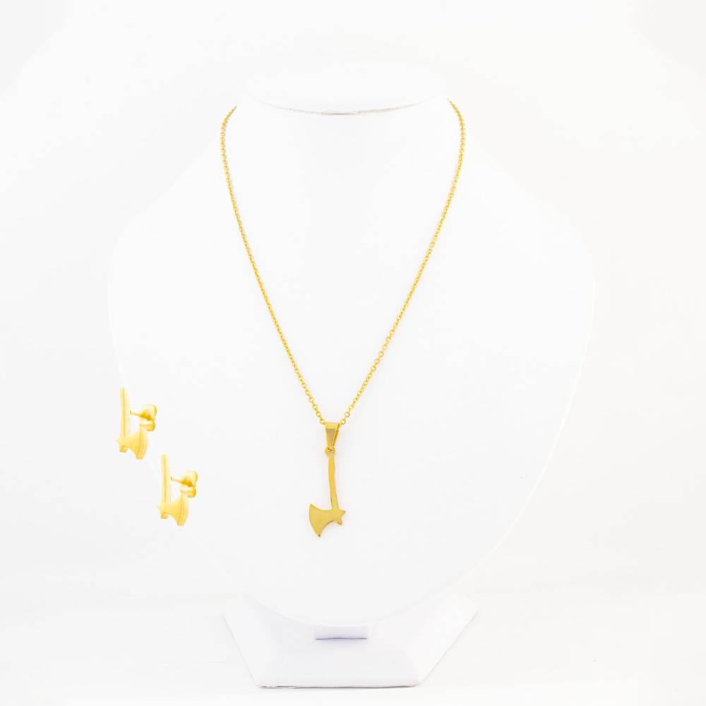 SET ACERO INOXIDABLE GOLDEN STEEL