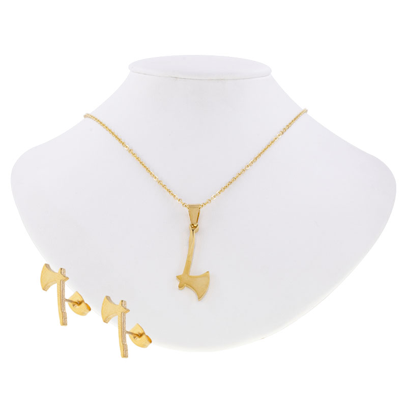 SET ACERO INOXIDABLE GOLDEN STEEL