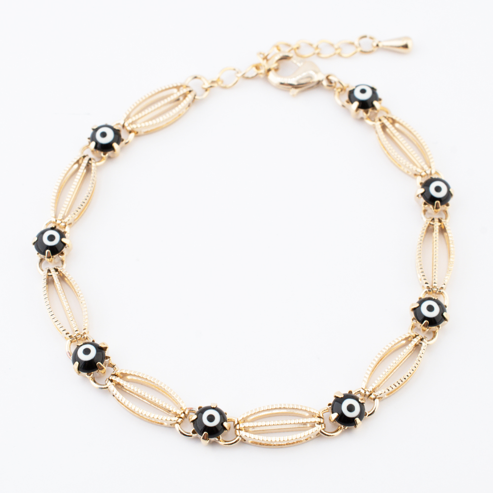 PULSERA CHAPA GOLDEN COLORS