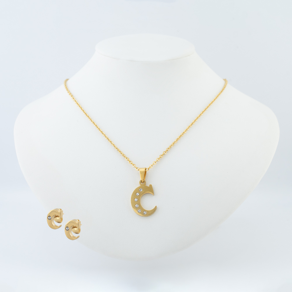 SET ACERO INOXIDABLE GOLDEN STEEL