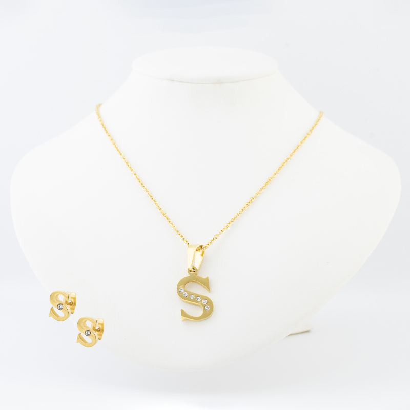 SET ACERO INOXIDABLE GOLDEN STEEL