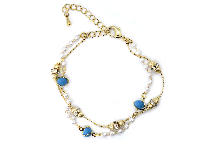 PULSERA CHAPA PEARLTIME