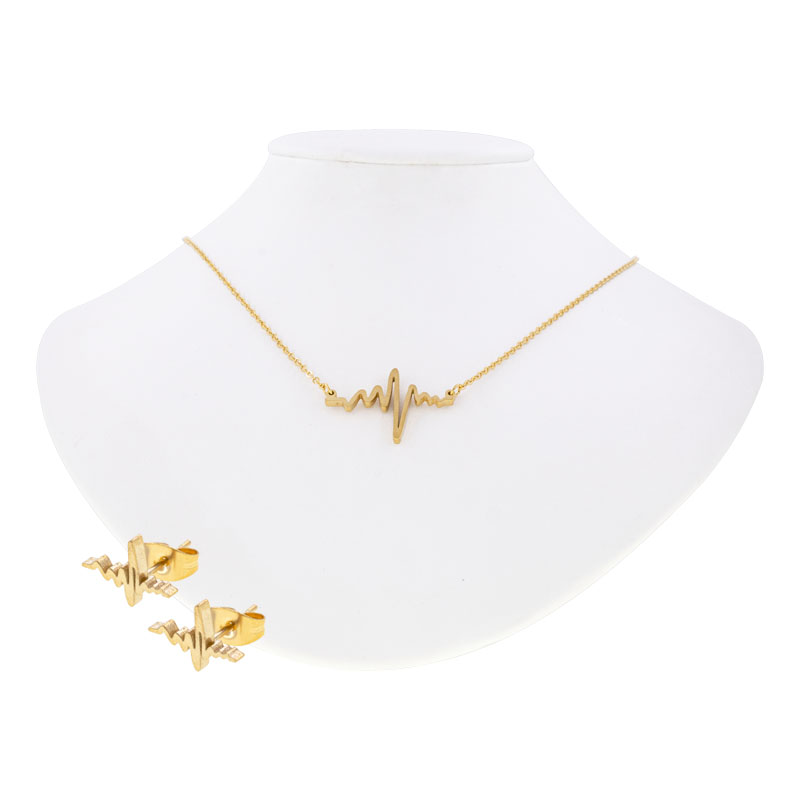 SET ACERO INOXIDABLE GOLDEN STEEL