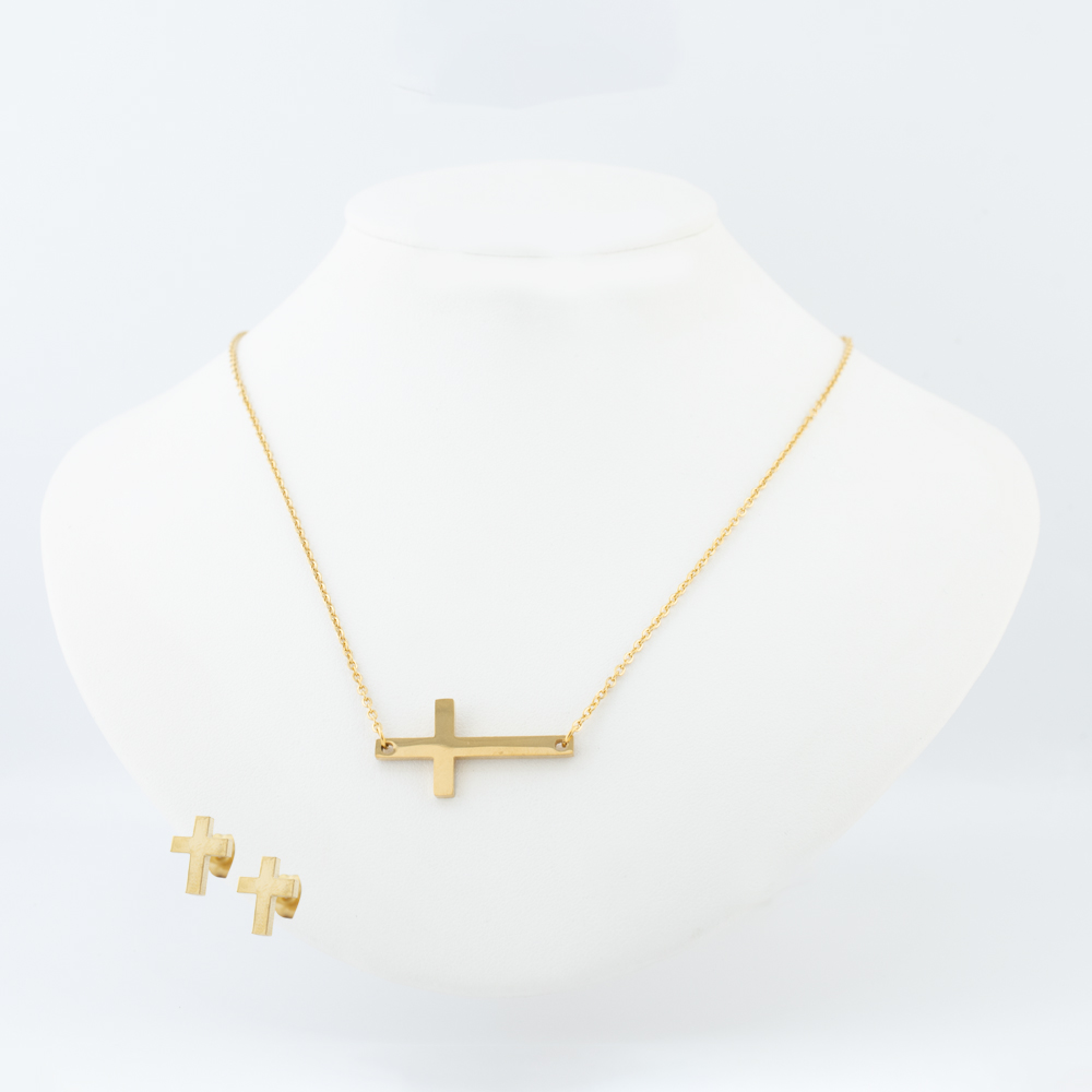 SET ACERO INOXIDABLE GOLDEN STEEL