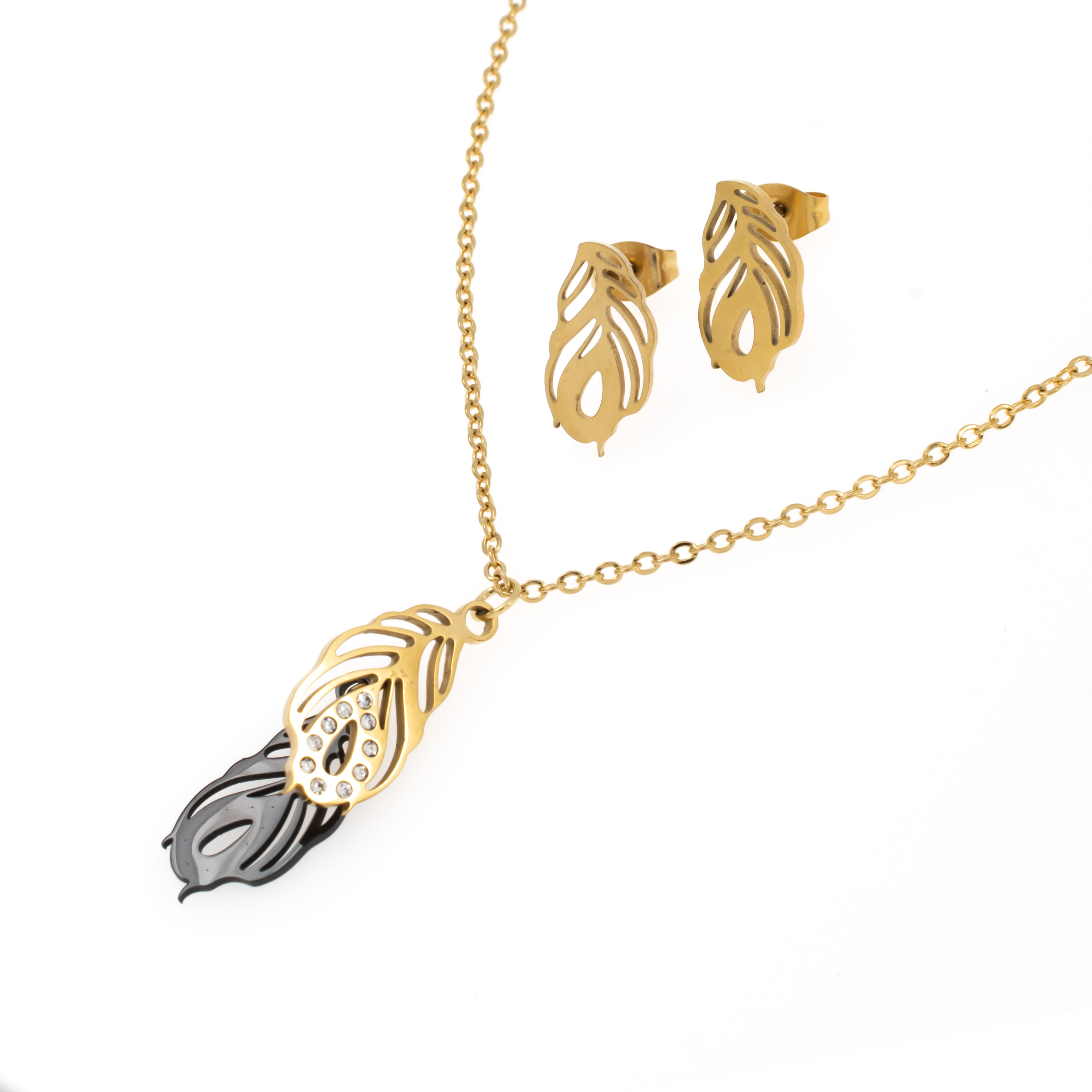 SET ACERO INOXIDABLE GOLDEN STEEL