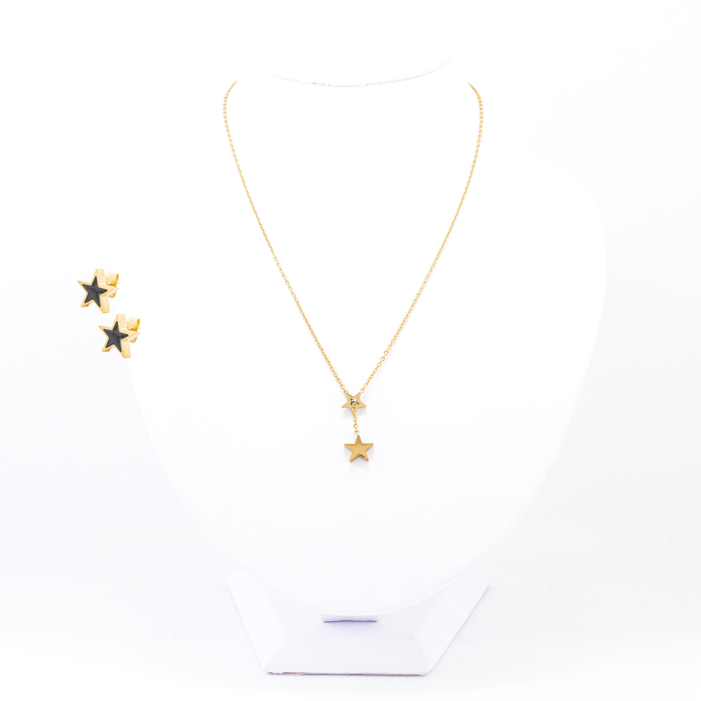 SET ACERO INOXIDABLE GOLDEN STEEL