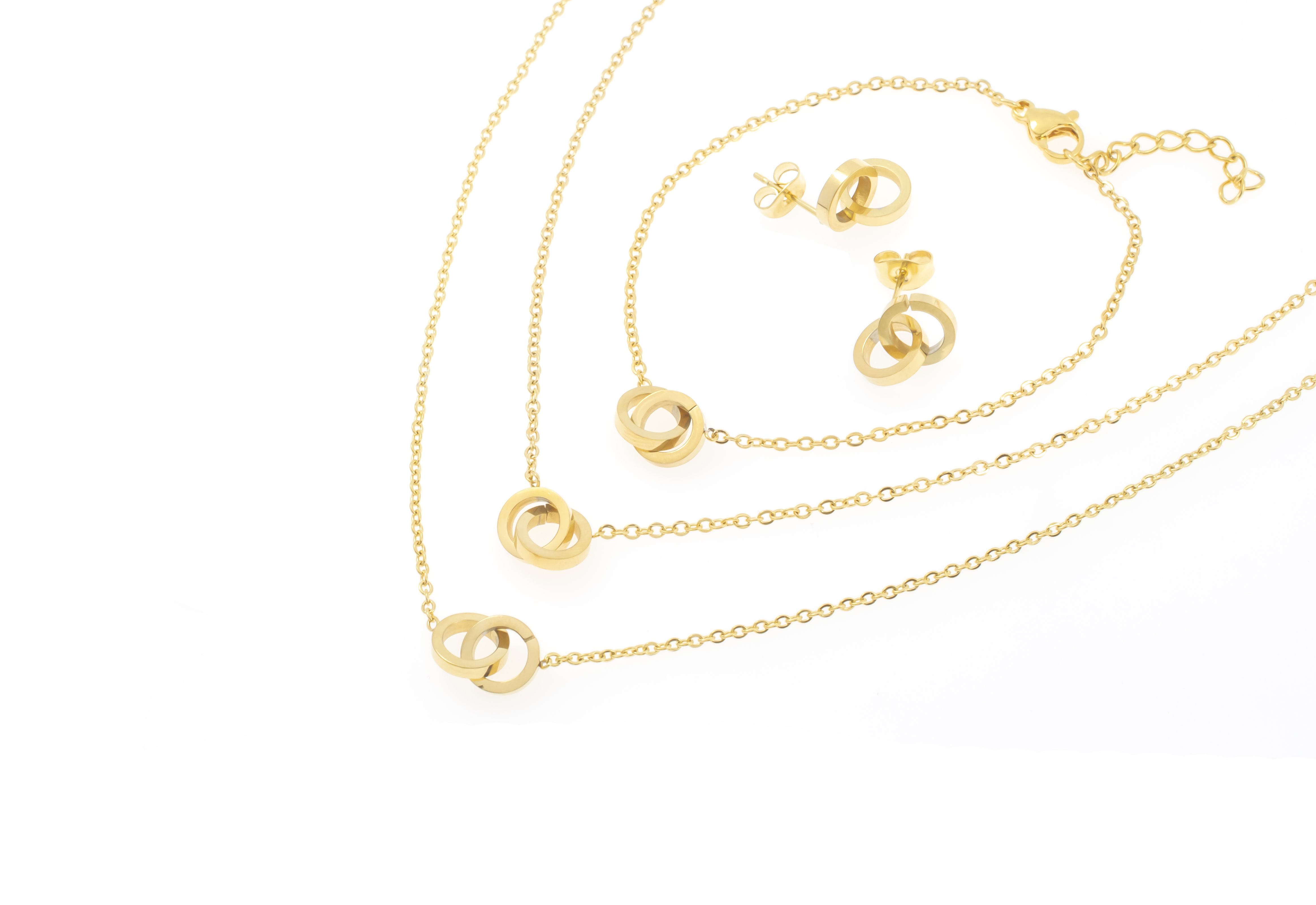 SET ACERO INOXIDABLE GOLDEN STEEL