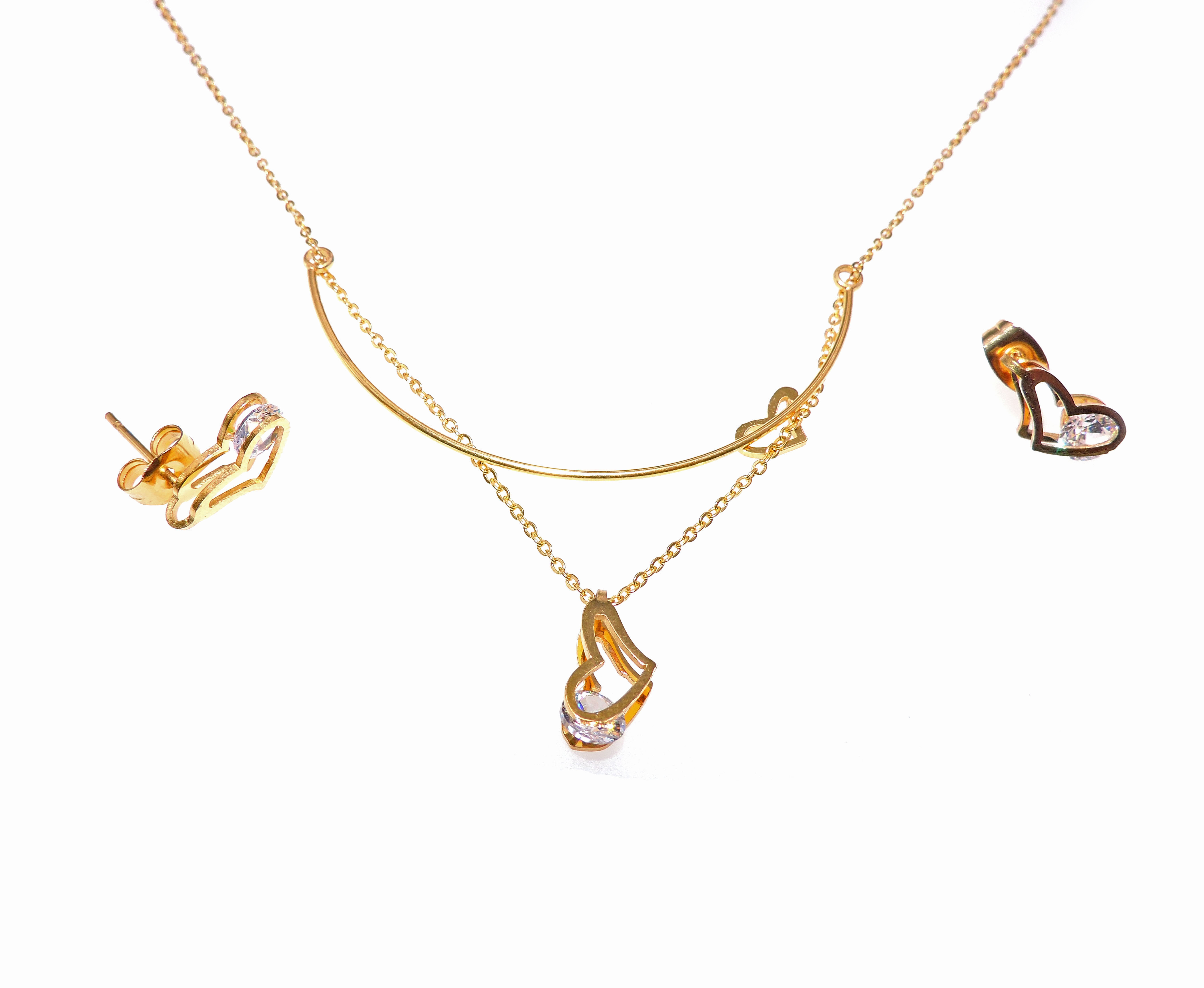 SET ACERO INOXIDABLE GOLDEN STEEL