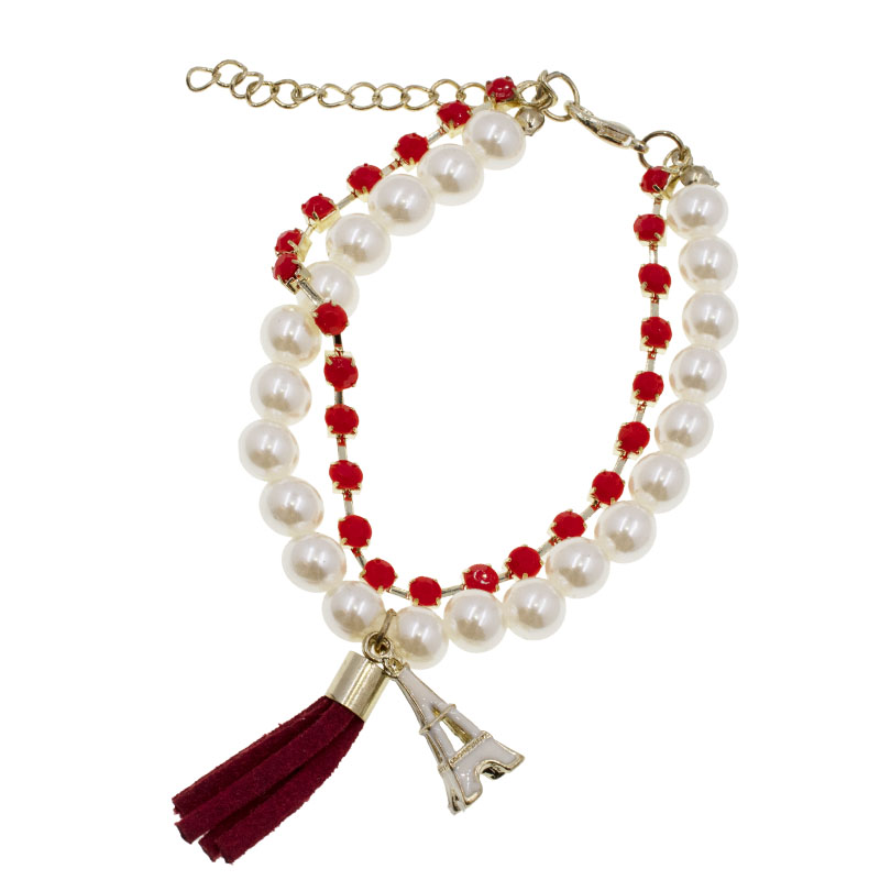 PULSERA CHAPA PEARLTIME