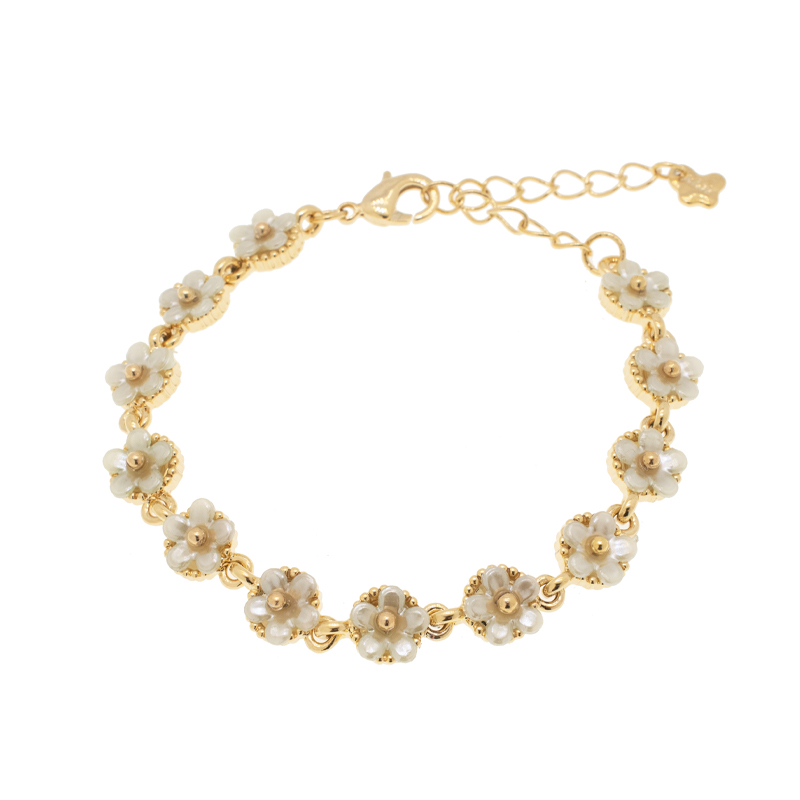 PULSERA CHAPA PEARLTIME